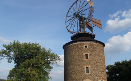 Větrný mlýn s Halladayovou turbínou v Ruprechově